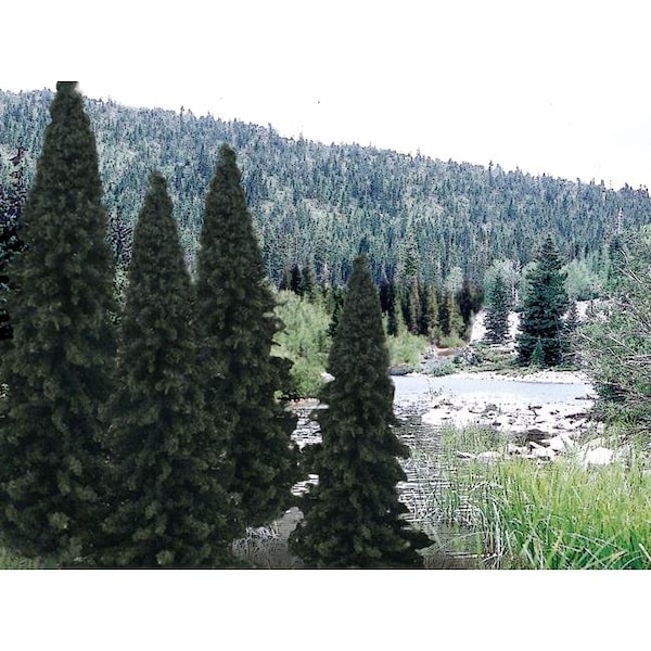 Woodland Scenics WOO1586 4 - 6 in. Evergreen Blend - Pack of 13 WOO1586 - main